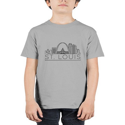 St Louis Minimal Skyline 1882# - cities - Youth Tee Unisex
