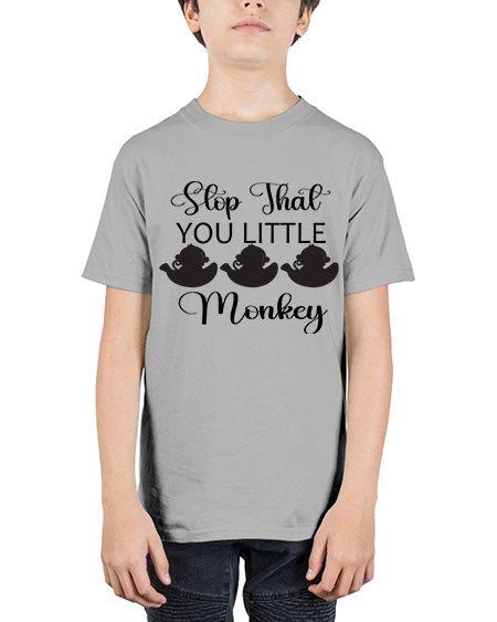 Stop that you little monkey  - monkey - Youth Tee Unisex