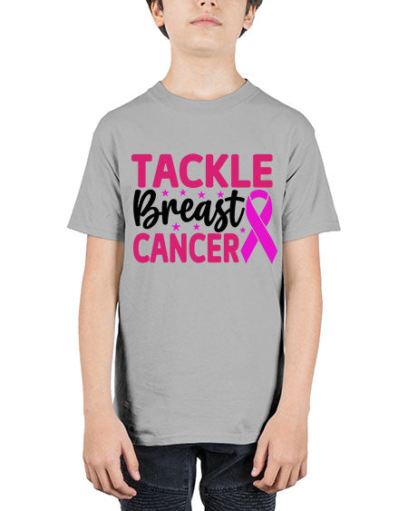 Tackle Breast Cancer 5# - breast cancer - Youth Tee Unisex