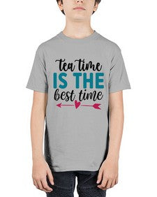 Tea Time Is The Best Time 1614# - tea - Youth Tee Unisex