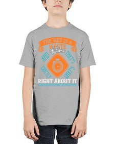 The Net is a waste of time and thats exactly whats right about it 56# - internet - Youth Tee Unisex