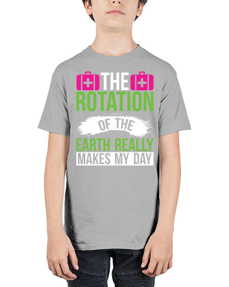 The Rotation Of The Earth Really Makes My Day 7# - nature - Youth Tee Unisex