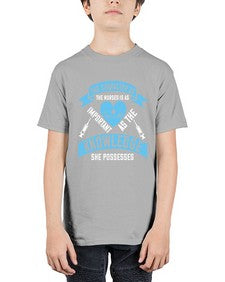 The character of the Nurses is as important as the knowledge she possesses Style 1507# - nurse - Youth Tee Unisex