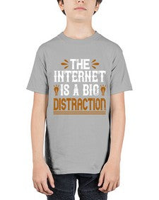 The internet is a big distraction 53# - internet - Youth Tee Unisex
