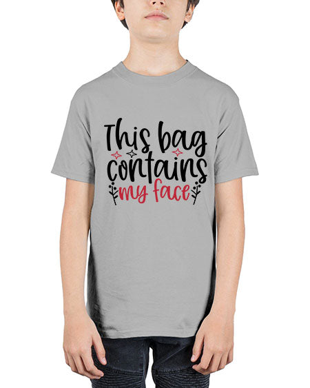 This bag contains my face Design Style 216# - beauty - fashion - Youth Tee Unisex