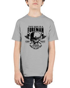 This man is 1166# - skull and bones - Youth Tee Unisex