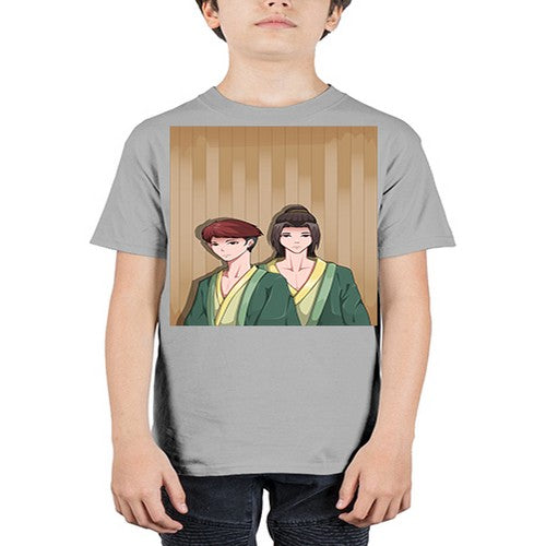 Two man in a hot spring 18# - anime - Youth Tee Unisex