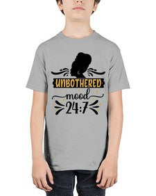 Unbothered mood Style 2# - black girls or women - Youth Tee Unisex