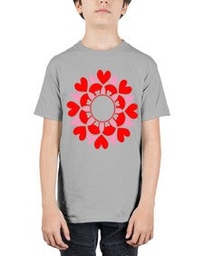 ValentineMandalaOPT 1194# - mandala - Youth Tee Unisex