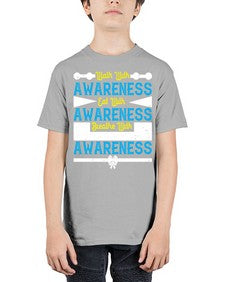 Walk with awareness Eat with awareness Breathe with awareness Style 9# - Self awareness - Youth Tee Unisex