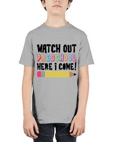 Watch Out Preschool 991# - prek headstart - Youth Tee Unisex