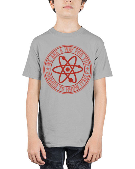 We are a way for the cosmos to know itself 300# - general science - Youth Tee Unisex