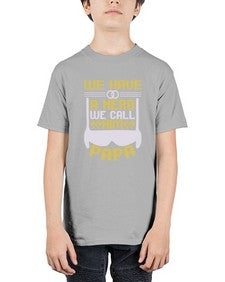 We have a hero we call him papa 263# - cartoon super hero - Youth Tee Unisex