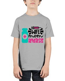 Wife Mom Nurse Style Style 1642# - nurse - Youth Tee Unisex