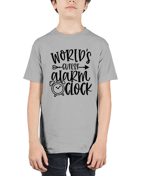 Worlds Cutest Alarm Clock Style 473# - baby - Youth Tee Unisex