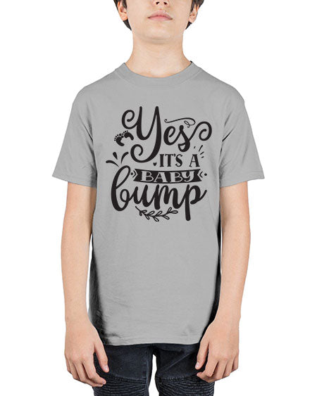 Yes it s a baby bump 476# - pregnancy - Youth Tee Unisex