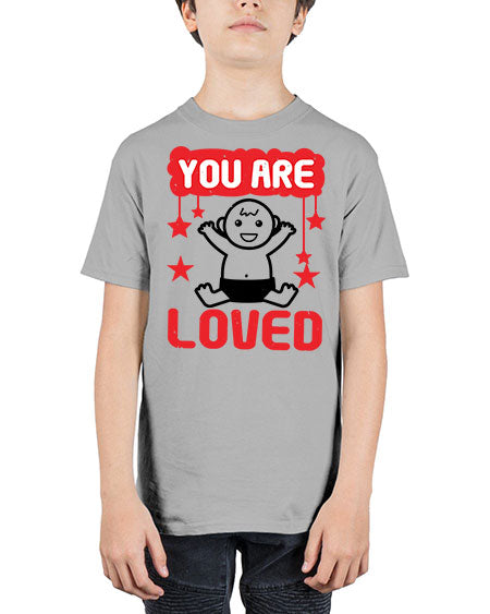 You are loved Style 241# - baby shower - Youth Tee Unisex