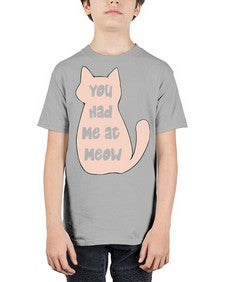 You had Me at Meow - cats - Youth Tee Unisex