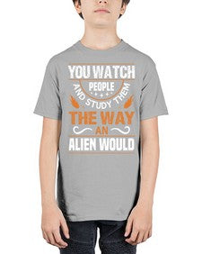 You watch people and stufey them 47# - ufo - Youth Tee Unisex