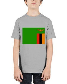 Zambia 2160# - world flags - Youth Tee Unisex