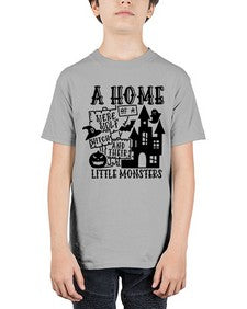 a home of a were wolf witch and their little monsters 53# - witch - Youth Tee Unisex