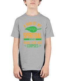 a man of my spiritual intensity does not eat corpses 6# - vegan - Youth Tee Unisex