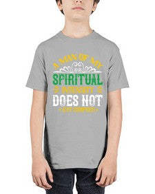 a man of my spiritual intensity does not eat corpsess 7# - vegan - Youth Tee Unisex