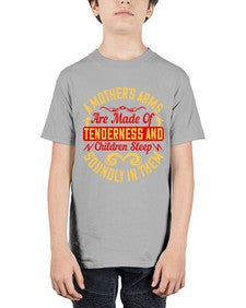 a mothers arms are made of tenderness and children sleep soundly in them 28# - parents day - Youth Tee Unisex