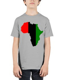 africamap 275# - black words and phrases - Youth Tee Unisex