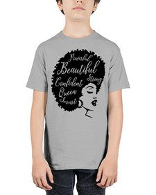 afro woman 23# - black girls or women - Youth Tee Unisex