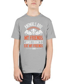 animals are my friends and i dont eat my friends 24# - vegan - Youth Tee Unisex
