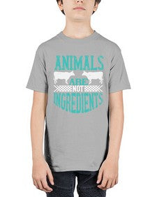 animals are not ingredients 562# - vegan - Youth Tee Unisex