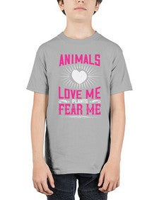 animals love me 27# - vegan - Youth Tee Unisex
