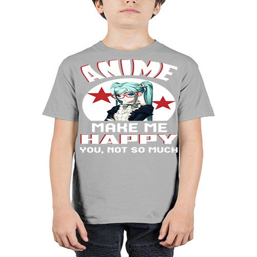 anime make me happy you not so much210# - anime - Youth Tee Unisex