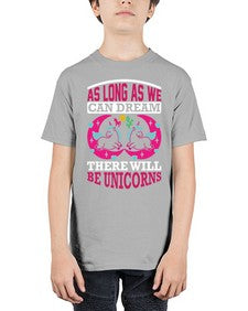 as long as we can dream there will be unicorns 12# - unicorn - Youth Tee Unisex