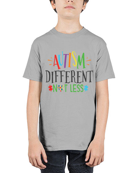 autism different not less Style 5# - autism - Youth Tee Unisex