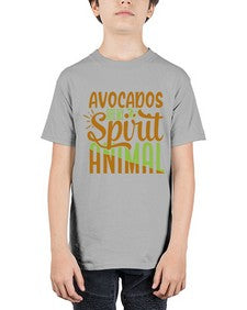 avocados are my spirit animal 32# - Avocado - Youth Tee Unisex