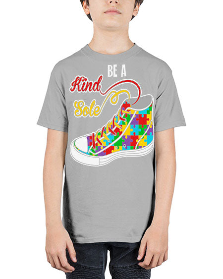 be a kind sole autism 59# - autism - Youth Tee Unisex