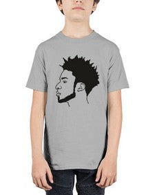 beardman 43# - black boys or men - Youth Tee Unisex