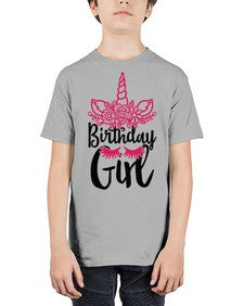 birthday girl 60# - unicorn - Youth Tee Unisex