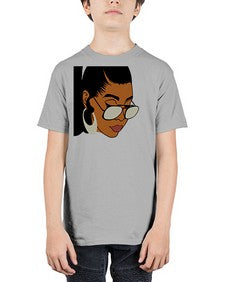 black afro 42# - black girls or women - Youth Tee Unisex