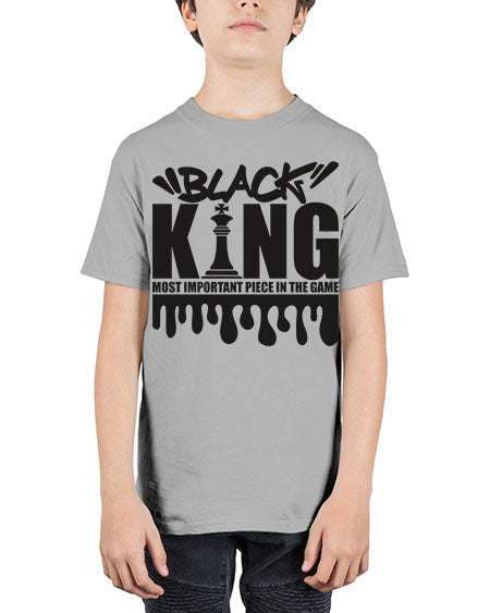 black king 214# - black words and phrases - Youth Tee Unisex