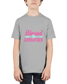 blessed godfather 102# - god parent - Youth Tee Unisex
