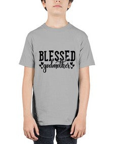 blessed godmother 103# - god parent - Youth Tee Unisex