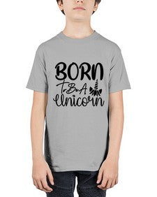 born to be a unicorn 66# - unicorn - Youth Tee Unisex
