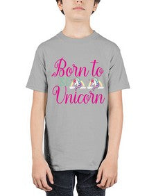 born to be unicorn 73# - unicorn - Youth Tee Unisex