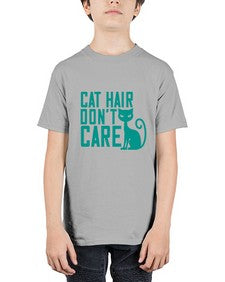 cat hair dont care Style 30# - cats - Youth Tee Unisex
