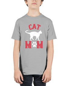 cat mom Style 35# - cats - Youth Tee Unisex