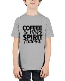 coffee is my spirit animal 820# - tea - Youth Tee Unisex