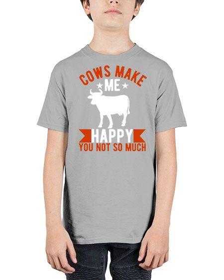 cows make me happy you not so much Style 5# - cow - Youth Tee Unisex
